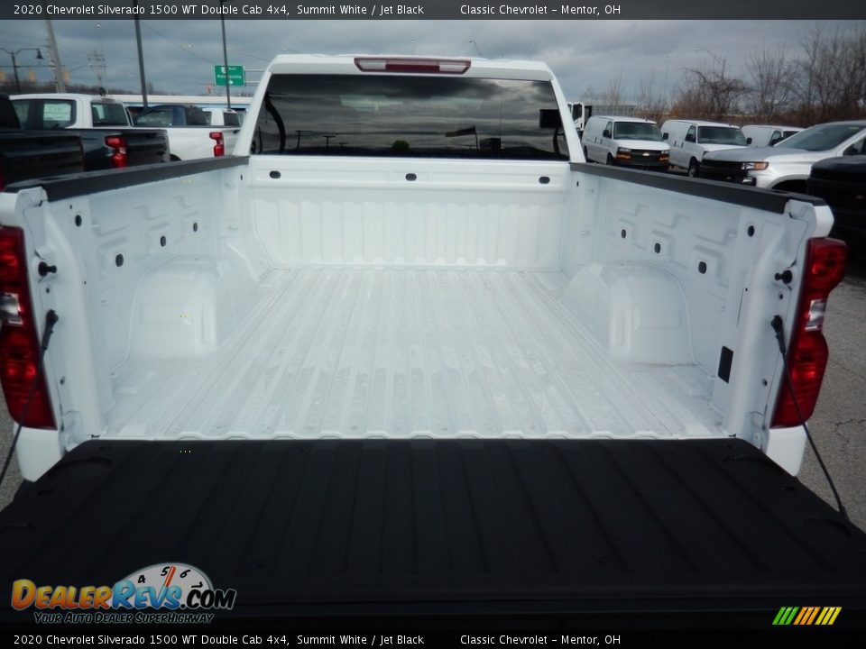 2020 Chevrolet Silverado 1500 WT Double Cab 4x4 Summit White / Jet Black Photo #6