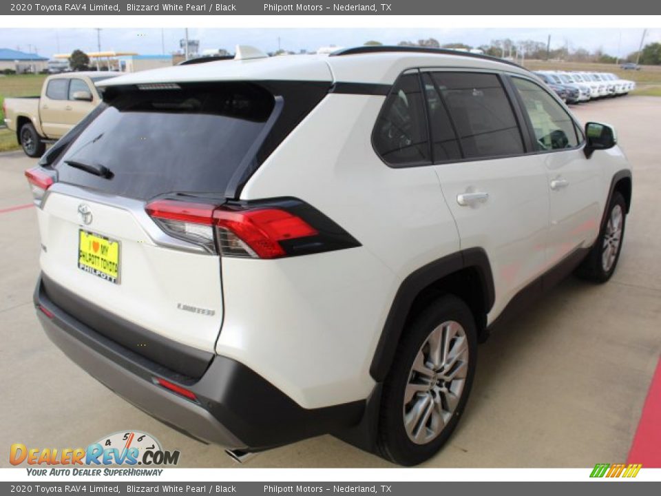 2020 Toyota RAV4 Limited Blizzard White Pearl / Black Photo #8