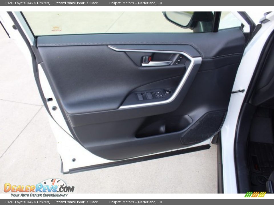 2020 Toyota RAV4 Limited Blizzard White Pearl / Black Photo #9