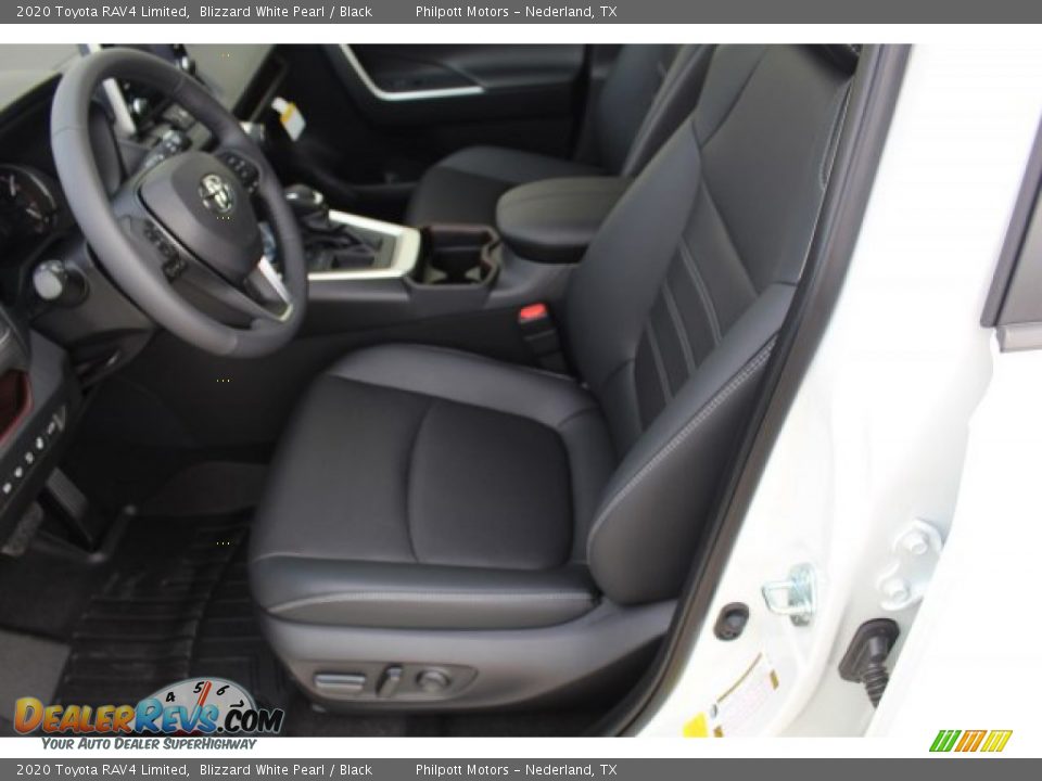 2020 Toyota RAV4 Limited Blizzard White Pearl / Black Photo #10