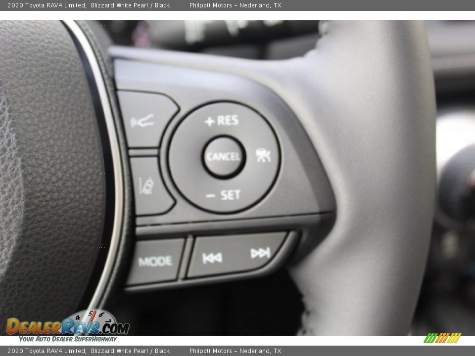 2020 Toyota RAV4 Limited Blizzard White Pearl / Black Photo #12