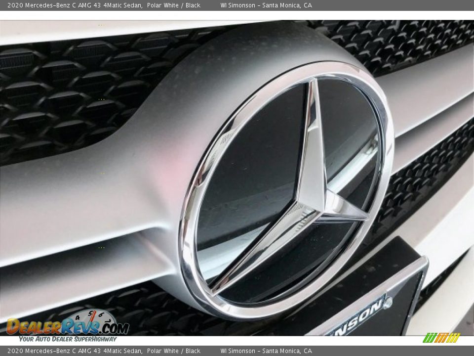 2020 Mercedes-Benz C AMG 43 4Matic Sedan Polar White / Black Photo #33