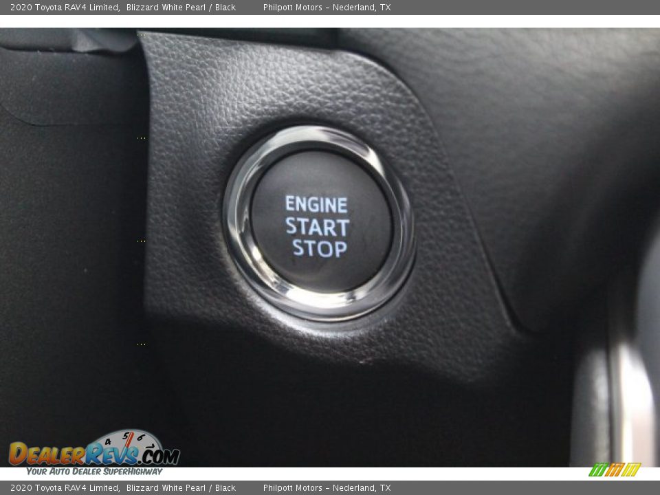 2020 Toyota RAV4 Limited Blizzard White Pearl / Black Photo #17