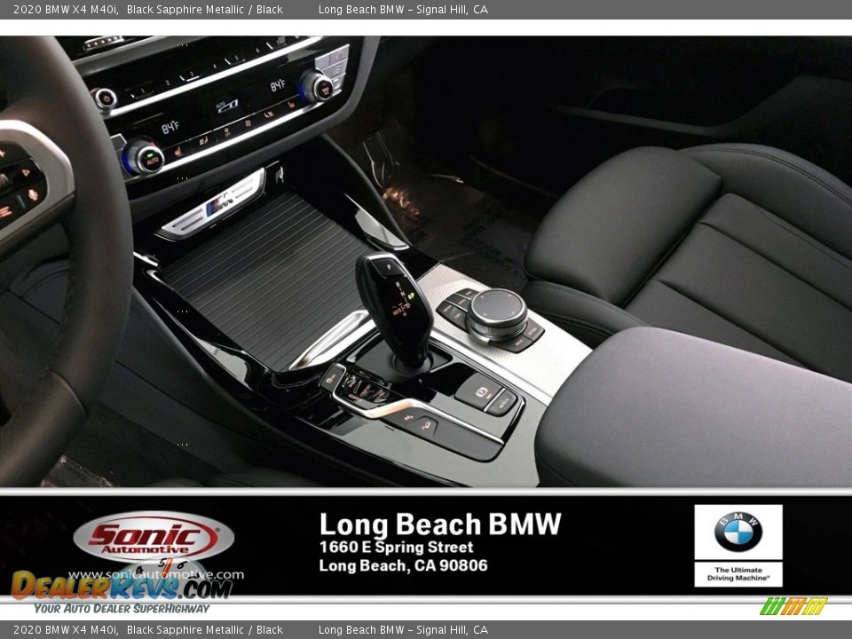2020 BMW X4 M40i Black Sapphire Metallic / Black Photo #6