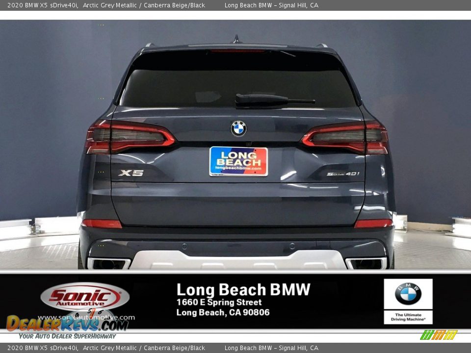 2020 BMW X5 sDrive40i Arctic Grey Metallic / Canberra Beige/Black Photo #3
