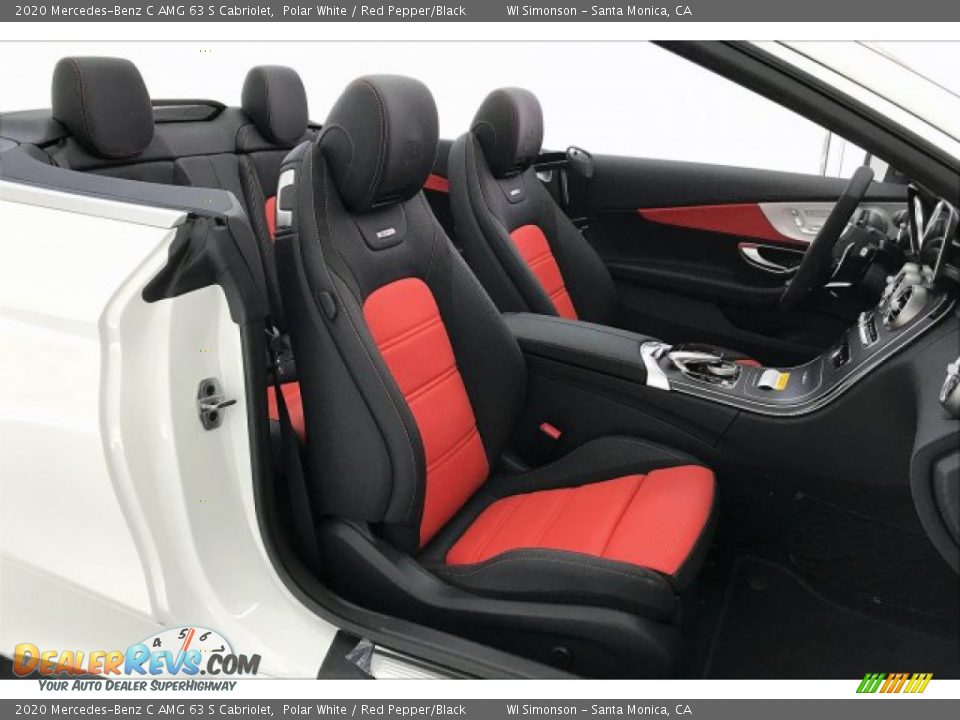 Red Pepper/Black Interior - 2020 Mercedes-Benz C AMG 63 S Cabriolet Photo #6