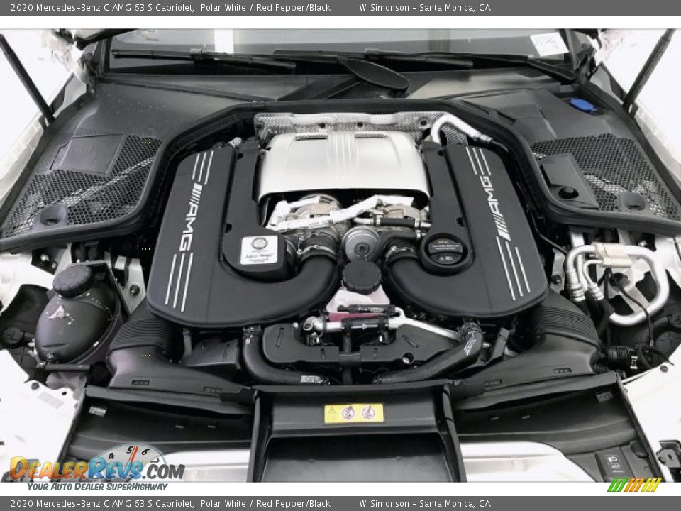 2020 Mercedes-Benz C AMG 63 S Cabriolet 4.0 Liter AMG biturbo DOHC 32-Valve VVT V8 Engine Photo #9