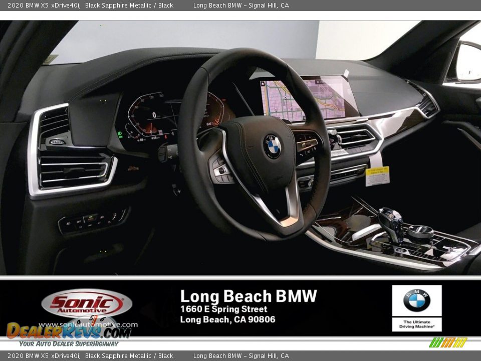 2020 BMW X5 xDrive40i Black Sapphire Metallic / Black Photo #4