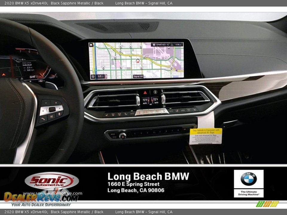 2020 BMW X5 xDrive40i Black Sapphire Metallic / Black Photo #5