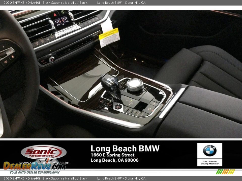 2020 BMW X5 xDrive40i Black Sapphire Metallic / Black Photo #6