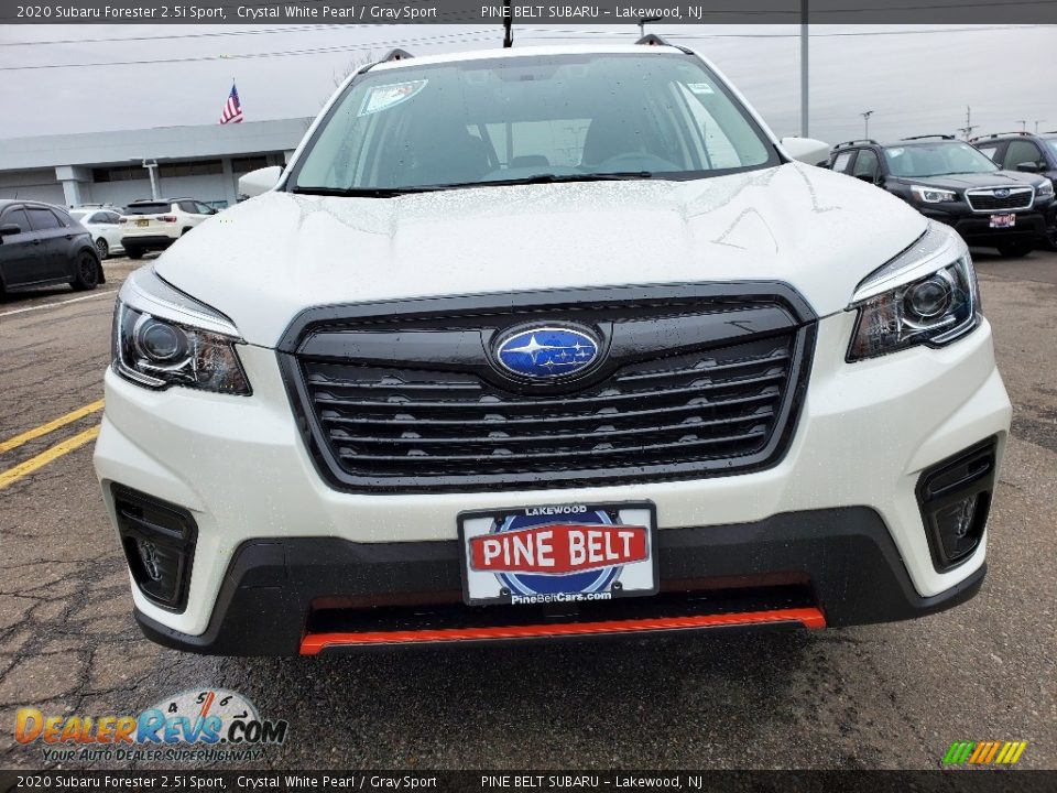2020 Subaru Forester 2.5i Sport Crystal White Pearl / Gray Sport Photo #2