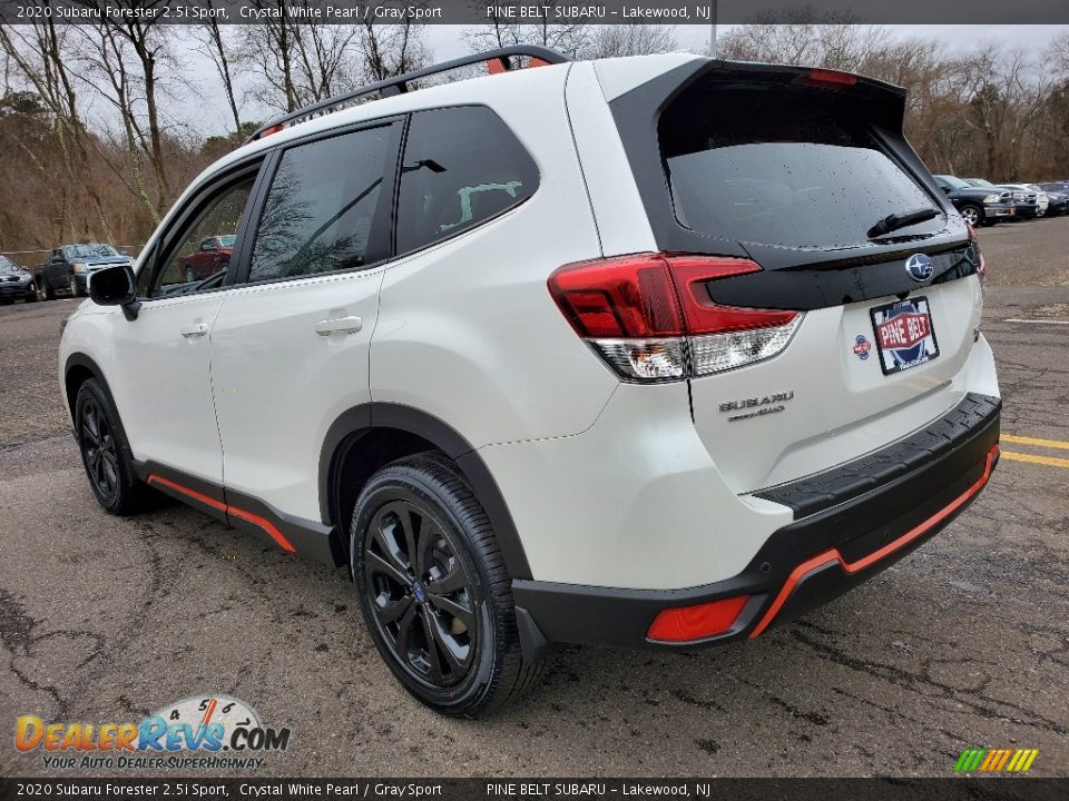 2020 Subaru Forester 2.5i Sport Crystal White Pearl / Gray Sport Photo #4