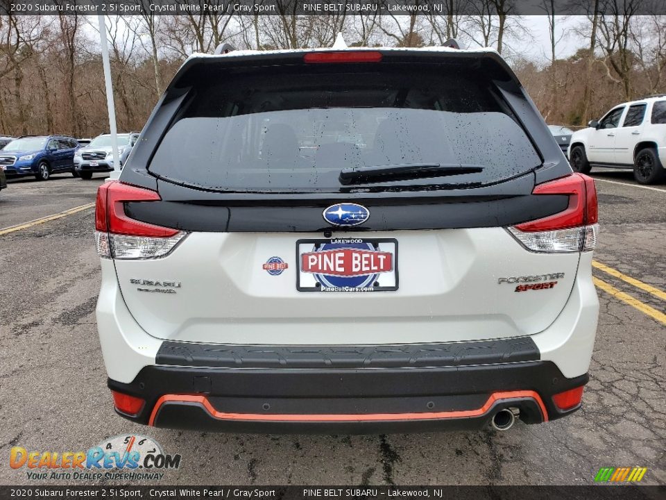 2020 Subaru Forester 2.5i Sport Crystal White Pearl / Gray Sport Photo #5