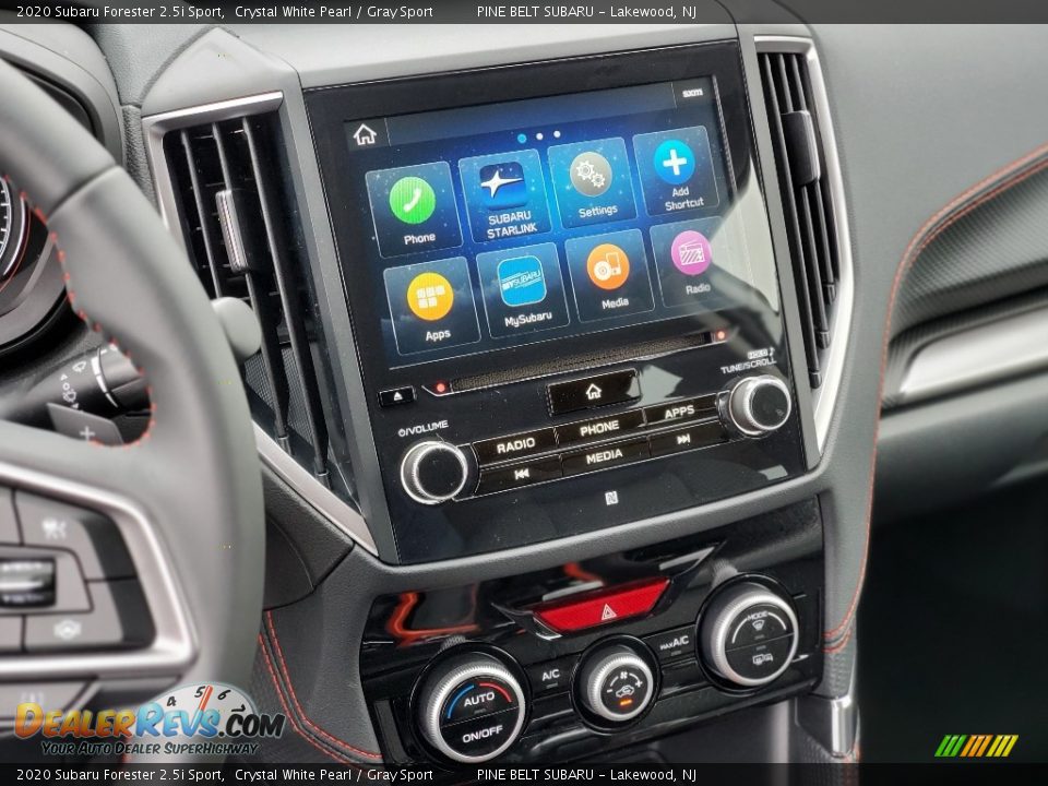2020 Subaru Forester 2.5i Sport Crystal White Pearl / Gray Sport Photo #10
