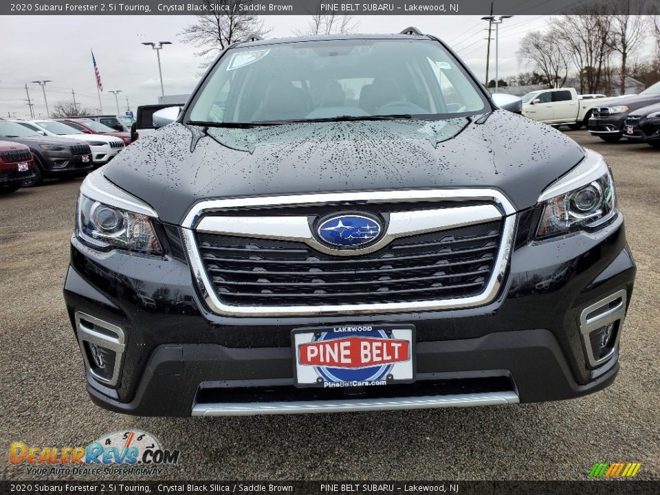 2020 Subaru Forester 2.5i Touring Crystal Black Silica / Saddle Brown Photo #2