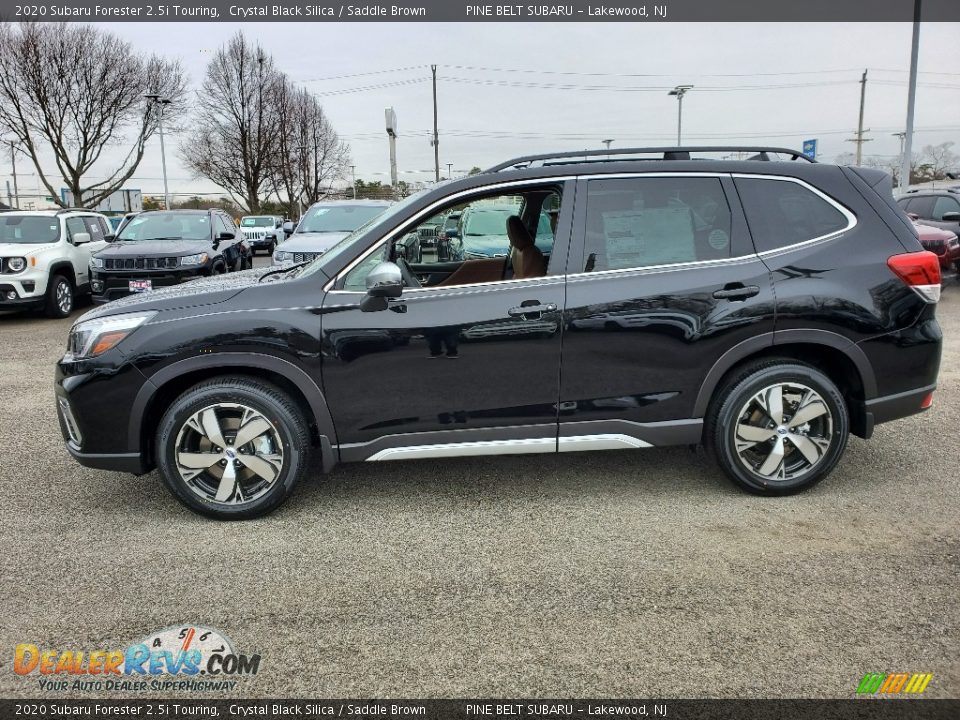 Crystal Black Silica 2020 Subaru Forester 2.5i Touring Photo #3
