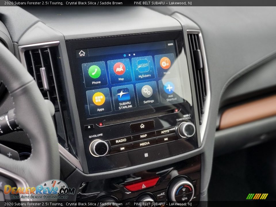 2020 Subaru Forester 2.5i Touring Crystal Black Silica / Saddle Brown Photo #10
