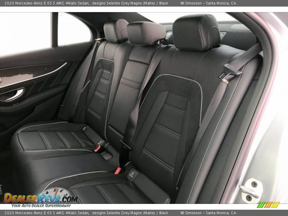 Rear Seat of 2020 Mercedes-Benz E 63 S AMG 4Matic Sedan Photo #15