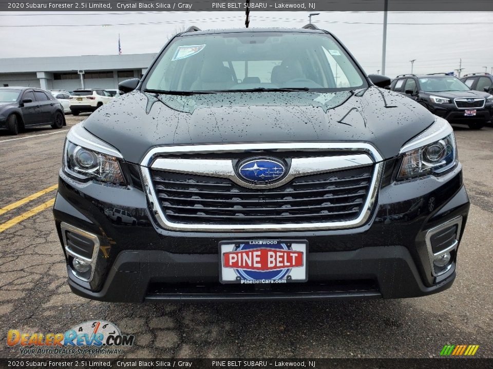 2020 Subaru Forester 2.5i Limited Crystal Black Silica / Gray Photo #2