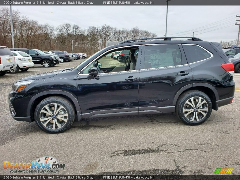 Crystal Black Silica 2020 Subaru Forester 2.5i Limited Photo #3