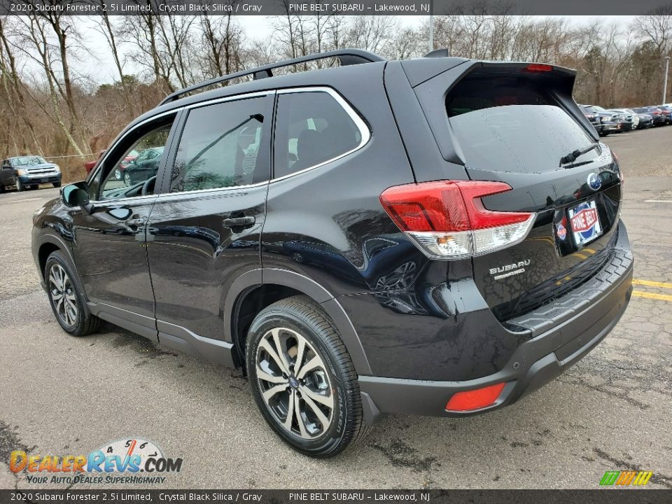 2020 Subaru Forester 2.5i Limited Crystal Black Silica / Gray Photo #4