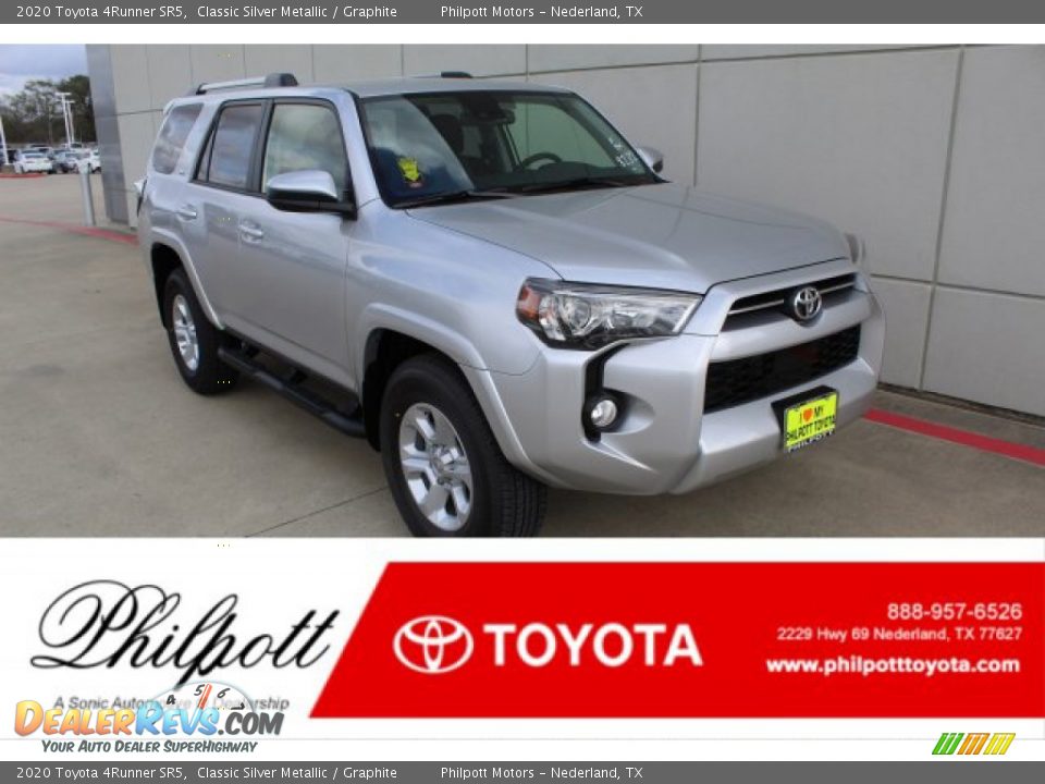 2020 Toyota 4Runner SR5 Classic Silver Metallic / Graphite Photo #1