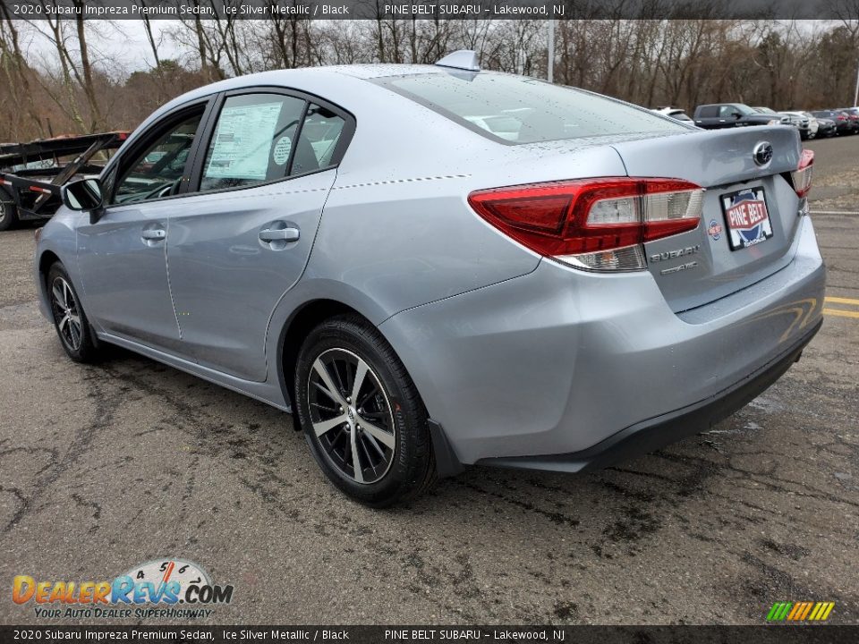 2020 Subaru Impreza Premium Sedan Ice Silver Metallic / Black Photo #4