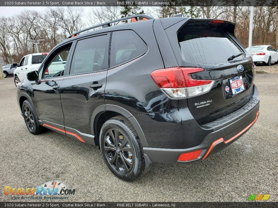 2020 Subaru Forester 2.5i Sport Crystal Black Silica / Black Photo #4