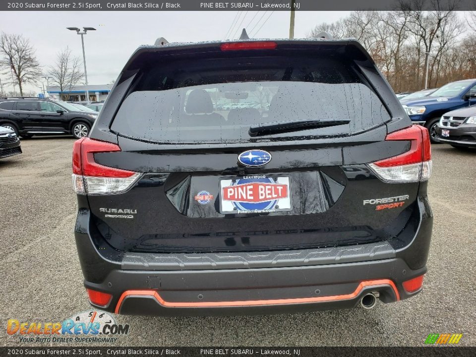 2020 Subaru Forester 2.5i Sport Crystal Black Silica / Black Photo #5