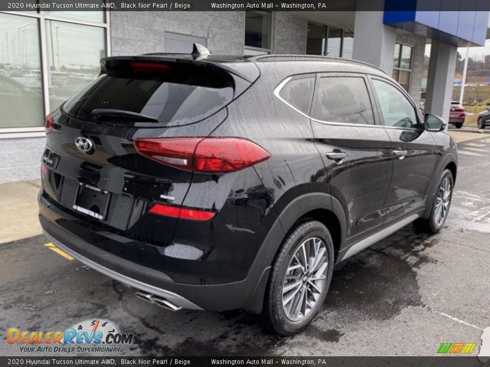2020 Hyundai Tucson Ultimate AWD Black Noir Pearl / Beige Photo #3