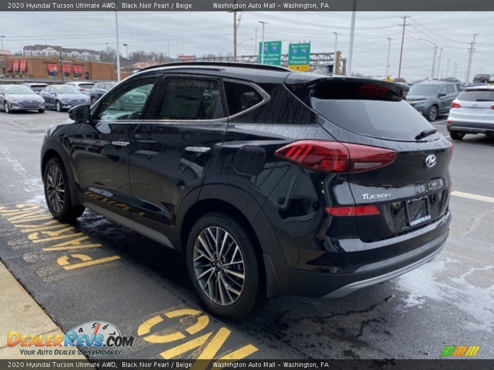 2020 Hyundai Tucson Ultimate AWD Black Noir Pearl / Beige Photo #5