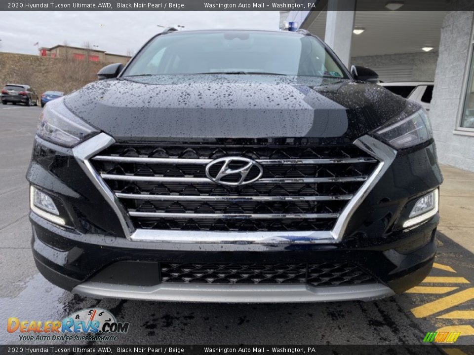 2020 Hyundai Tucson Ultimate AWD Black Noir Pearl / Beige Photo #7