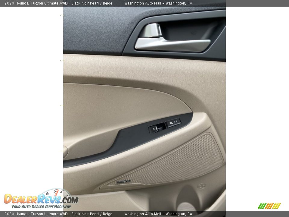 2020 Hyundai Tucson Ultimate AWD Black Noir Pearl / Beige Photo #17