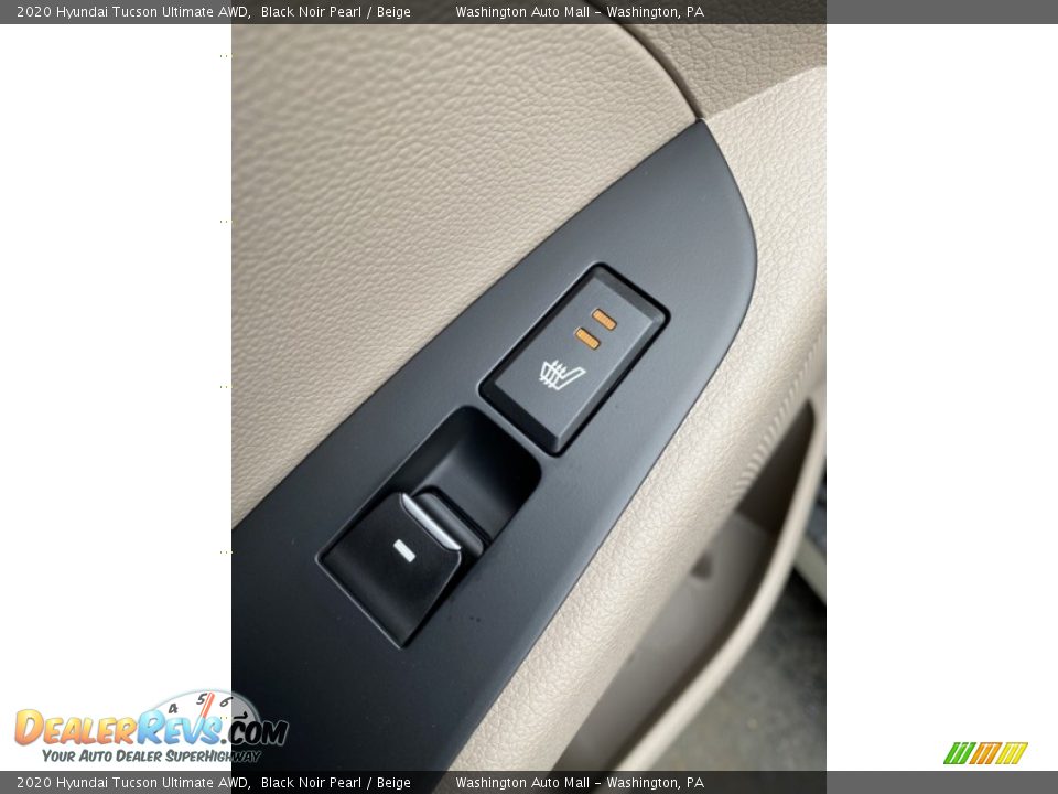 2020 Hyundai Tucson Ultimate AWD Black Noir Pearl / Beige Photo #18