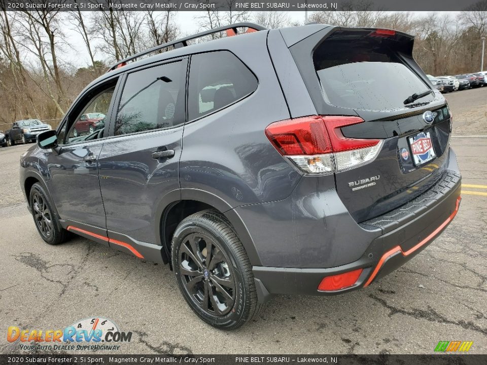 2020 Subaru Forester 2.5i Sport Magnetite Gray Metallic / Gray Sport Photo #4