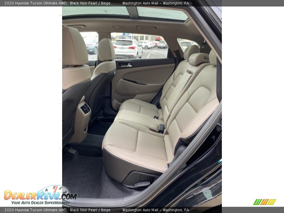 Rear Seat of 2020 Hyundai Tucson Ultimate AWD Photo #20