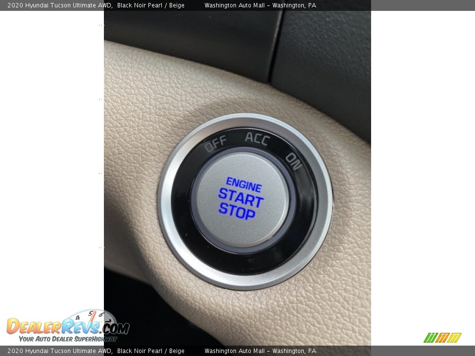 2020 Hyundai Tucson Ultimate AWD Black Noir Pearl / Beige Photo #36