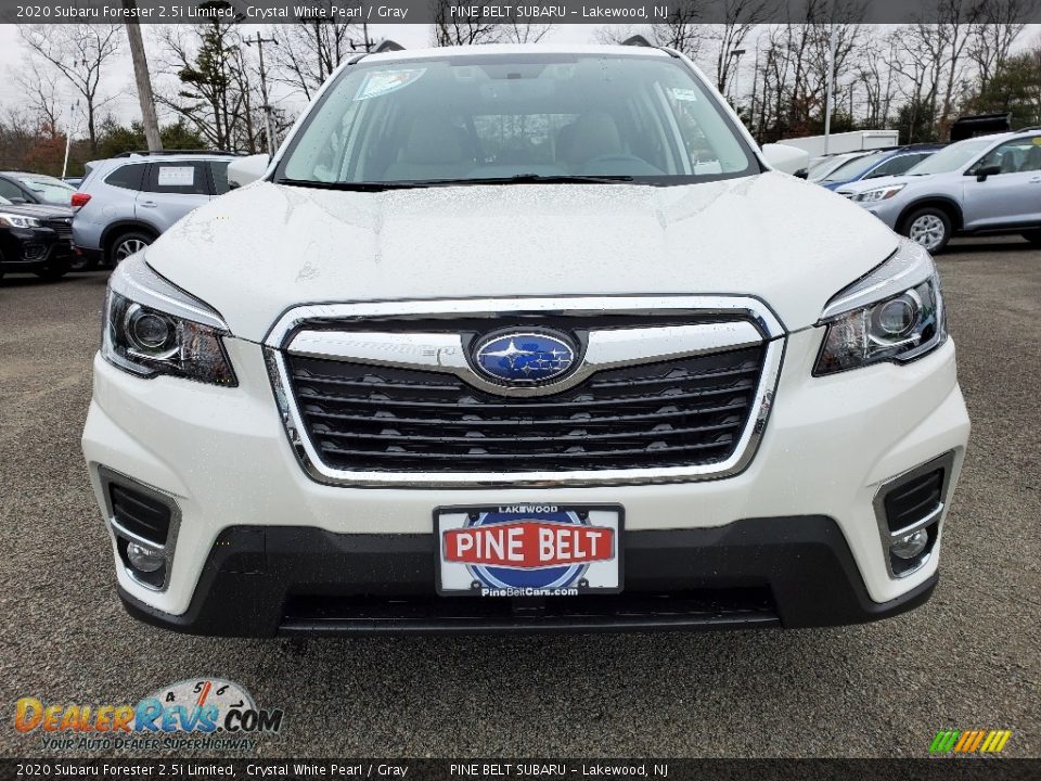 2020 Subaru Forester 2.5i Limited Crystal White Pearl / Gray Photo #2