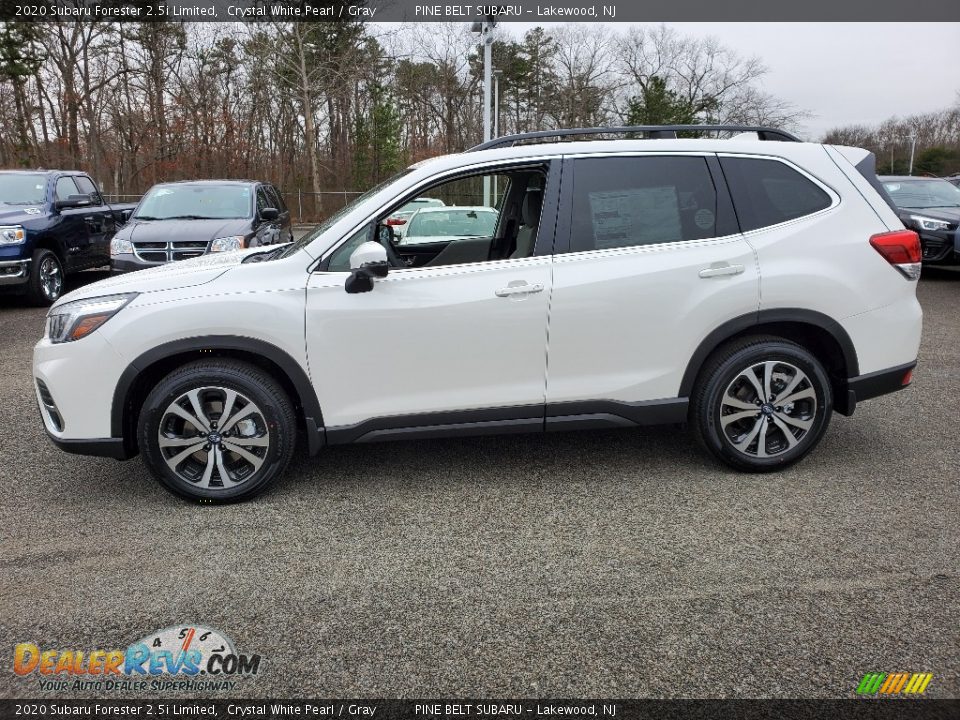 Crystal White Pearl 2020 Subaru Forester 2.5i Limited Photo #3