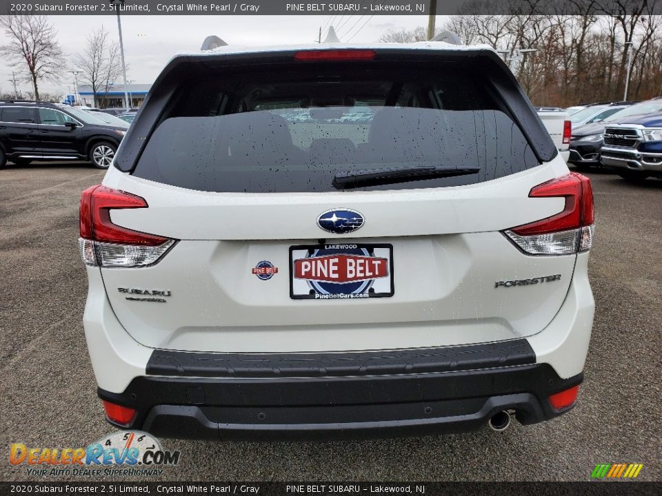 2020 Subaru Forester 2.5i Limited Crystal White Pearl / Gray Photo #5
