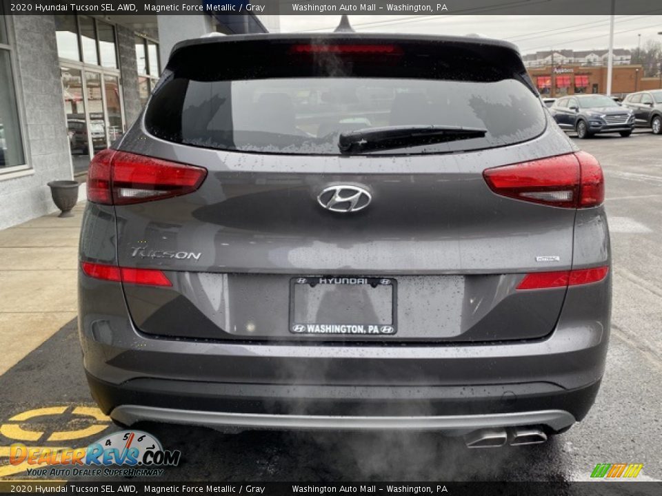 2020 Hyundai Tucson SEL AWD Magnetic Force Metallic / Gray Photo #4