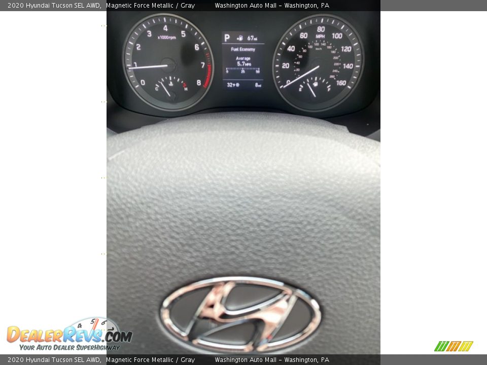 2020 Hyundai Tucson SEL AWD Magnetic Force Metallic / Gray Photo #27