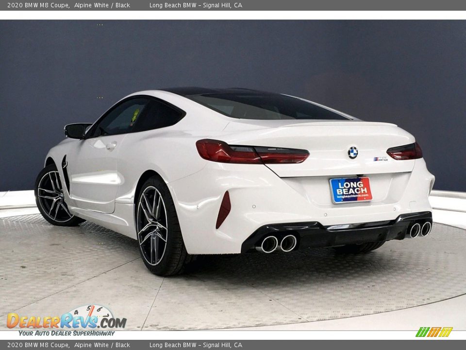 2020 BMW M8 Coupe Alpine White / Black Photo #2