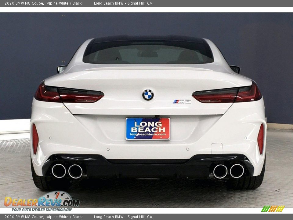 2020 BMW M8 Coupe Alpine White / Black Photo #3