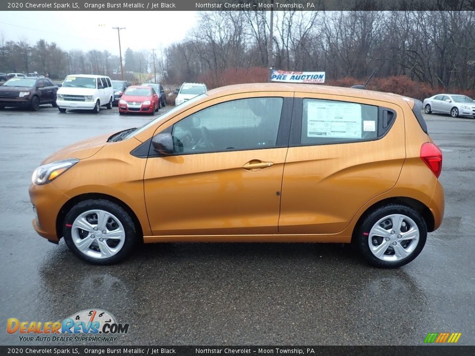 2020 Chevrolet Spark LS Orange Burst Metallic / Jet Black Photo #3