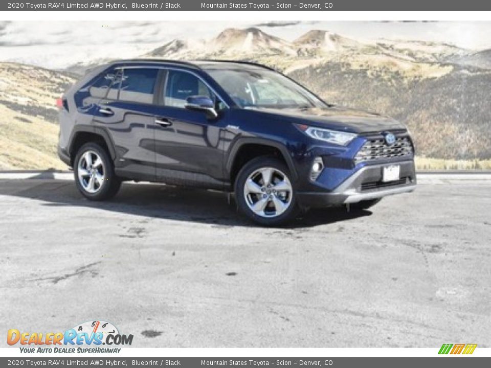 2020 Toyota RAV4 Limited AWD Hybrid Blueprint / Black Photo #1