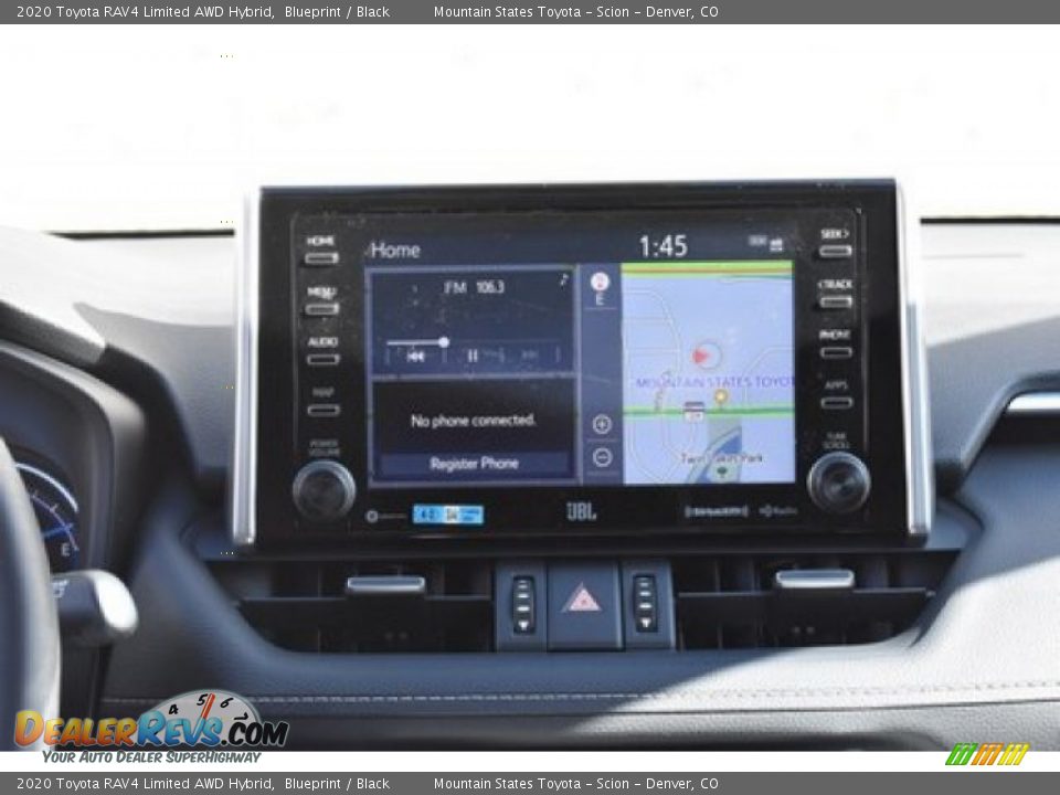 2020 Toyota RAV4 Limited AWD Hybrid Blueprint / Black Photo #9