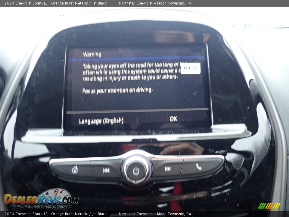 2020 Chevrolet Spark LS Orange Burst Metallic / Jet Black Photo #18
