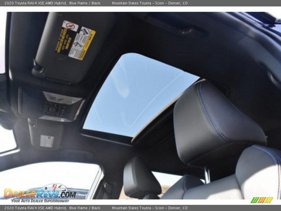 2020 Toyota RAV4 XSE AWD Hybrid Blue Flame / Black Photo #8