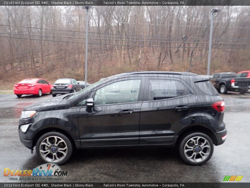 2019 Ford EcoSport SES 4WD Shadow Black / Ebony Black Photo #5